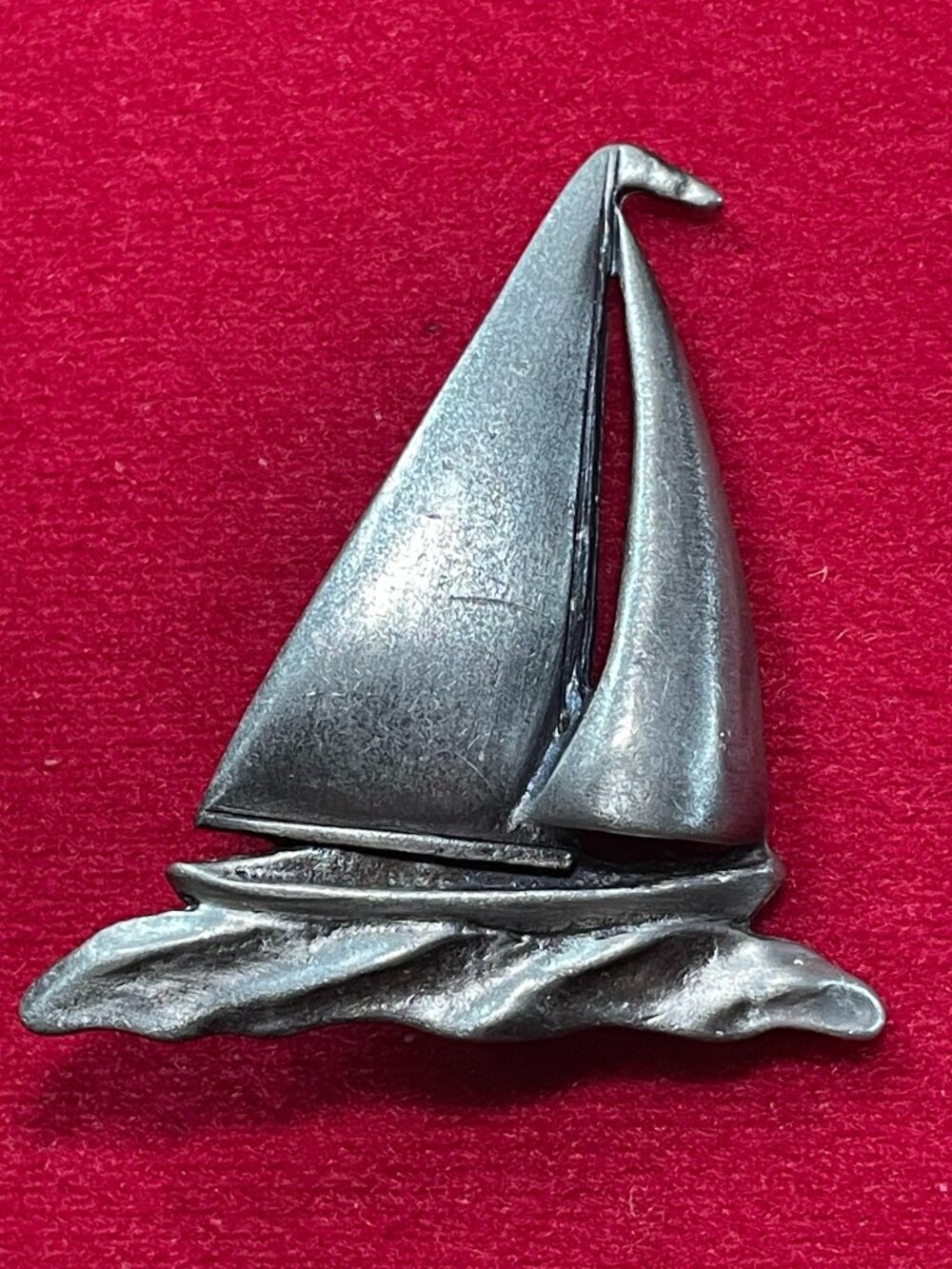 Vintage Sailboat "Summertime" Brooch!